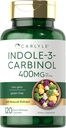 Carlyle Indole-3-Carbinol (I3C) 400 mg | 120 Capsules | Advanced Formula with Broccoli Extract | Non-GMO, Gluten Free