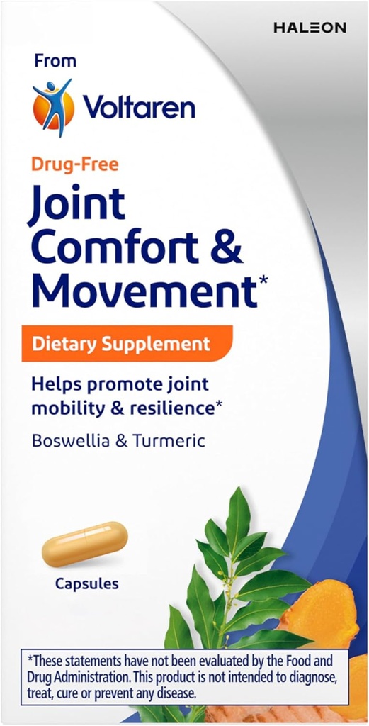 Voltaren Ortak Konfor ve Hareket Diyetsel Tamam Voltaren, Boswellia ve Turmeric ile Ortak Destek, Hareket ve Flexability - 30 Kont Şişe