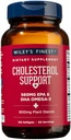 Wiley's Finest Wild Alaska's Fish Oil Cholesterol Support - Συμπλήρωμα υγείας καρδιάς για άνδρες και γυναίκες - 560mg Omega-3s - 120 Softgels (60 Services)
