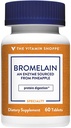 Η βιταμίνη Shoppe Bromelain 500MG & 2.000 GDU, υποστηρίζει την πρωτεϊνική πέψη & απορρόφηση, Ένζυμο που προέρχεται από ανανά (60 κάψουλες)