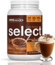 PEScience Select Cafe Protein Coffee Flavored Powder, Caramel Macchiato, 100mg Caffeine, 20g Παγωμένη Protein Coffee Powder ή Creamer, 20 υπηρεσίες