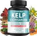 Kelp, Schisandra, Ashwagandha ve More - 4 Ay için 120 Capsules