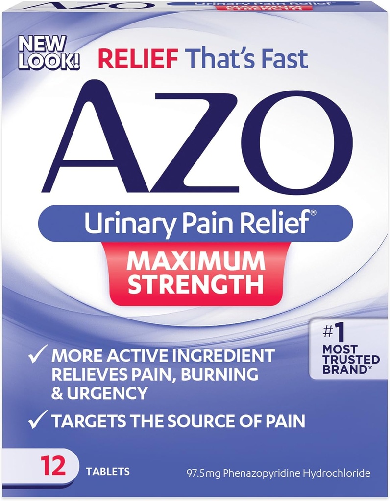 AZO ΤΥΠΟΠΟΙΗΜΕΝΟ ΜΕΓΙΣΤΟ 12 Tablets