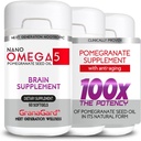 KURALLARI (3-Month Supply) Anti Aging, Memory Pills, Omega 5 Pomegranate Supplement, 3 Şişes 60ct Her