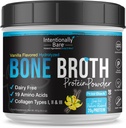 Amaçlı Bare Bone Broth protein Toz Vanilla - Grass Fed Protein Toz Multi Collagen Peptides Tip 1 2 ve 3 - Süt Free Bone Broth Toz için Skin, Gut ve Ortak - 20 Hizmet