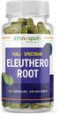 Full Spectrum Eleuthero Root Capsules - Sibirya SMA - Fiziksel Stamina & Zihinsel Uyarılık - Destek Immune System - Gelişmiş Eleutheroside Profil - All Natural - 125 Vegan Capsules
