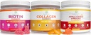 Life Apple Cider Vinegar, Collagen & Biotin Sche, Gut Health & Digestion, Gummies for Hair growth, Healthier Skin & Nails, Vegan, Gluten Free, Non-GMO All Natural Supplements