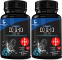 Araştırma Laboratuvarları 180 Softgels Advanced Abxia 200 mg CoQ10 w/Black Pepper Extract. 2 for 1 Ad. Organic, Gluten Free, Heart Health Support, Energy Production, Antioksi Supplement