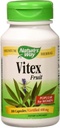 Nature's Way Vitex Fruit 400 miligrams, 100 Vegetarian Capsules. 1 Şişe Paketi