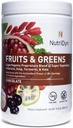 NutriDyn Φρούτα και Πράσινα Super VEGetox Ιδιοκτησία των σούπερ λαχανικών, Chlorella, Kelp, Turmeric & Kale, Πιστοποιημένο οργανικό 306.4 γραμμάρια