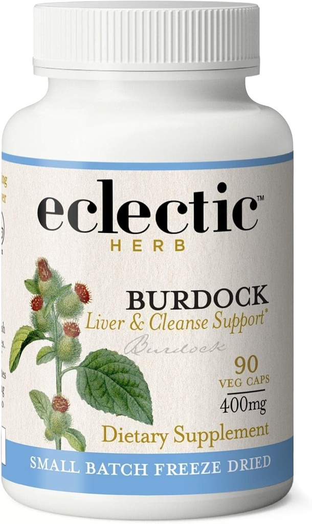 ECLECTIC INSTITUTE Ακατέργαστη φρεσκοκατεψυγμένη μη-GMO Burdock 