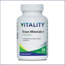 Vitality Trace Minerals + Chlorella – 30 Ημέρες/Κάψουλες - Καναδικό-Made Full Spectrum Mineral Complex  Vegan, Allergen-Free.