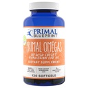 Primal Blueprint Primal Omegas, Omega-3 λιπαρά οξέα ημερήσιο συμπλήρωμα, 120 κόμης