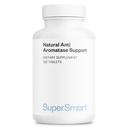 Supersmart - Natural Anti Aromatase Support (Advanced Formula) - DIM, Genistein, Chrysin - Aromatase Inhibitor Supplement | Non-GMO & Gluten Free - 120 Tabletler