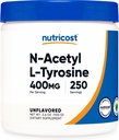 Nutricost Pure N-Acetyl L-Tyrosine (NALT) Toz 100 Grams