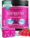 KEY NUTRIENTS Multivitamin Electrolytes Toz No Sugar - Juicy Raspberry Electrolyte Toz - Hydration Toz - No Calories, Gluten Free Keto Electrolytes Toz - 90 Hizmet - ABD'de Made in USA