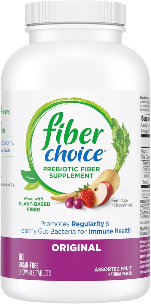 Fiber Choice Assorted Fruit 90 Tabletler (kısa 1) | Üretici tarafından Discontinued