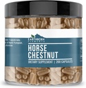 Earthborn Στοιχεία Horse Chestnut 200 Κάψουλες, καθαρό & μη αραιωμένο, Χωρίς Πρόσθετα