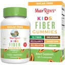 MaryRuth Organics Fiber Gummies for Kids | 2 Ay Supply | Sugar Free | ► Fiber Supplement | Gut Health & Digestion Support | 3g Fiber per Gummy | Vegan | 60 Count