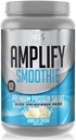 AMPLIFY NDS Beslenme Smoothie Premium Whey Protein Toz Shake eklenmiş Yeşiller ve Amino Asitler - Lean Kas Oluştur, Güçlü, Son Enerji ve Lose Fat - Vanilla (30 hizmet)