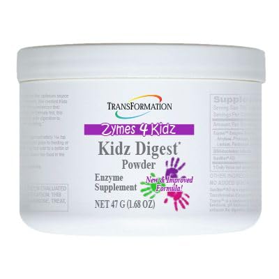 SAĞLI GENESIS OF GOOD SA Enzymes Digest Toz, Natural Digestive Support for Kids, Supports Health Digestion & Alleviate The Sramping, Bloating, Easy to Mix, 47g