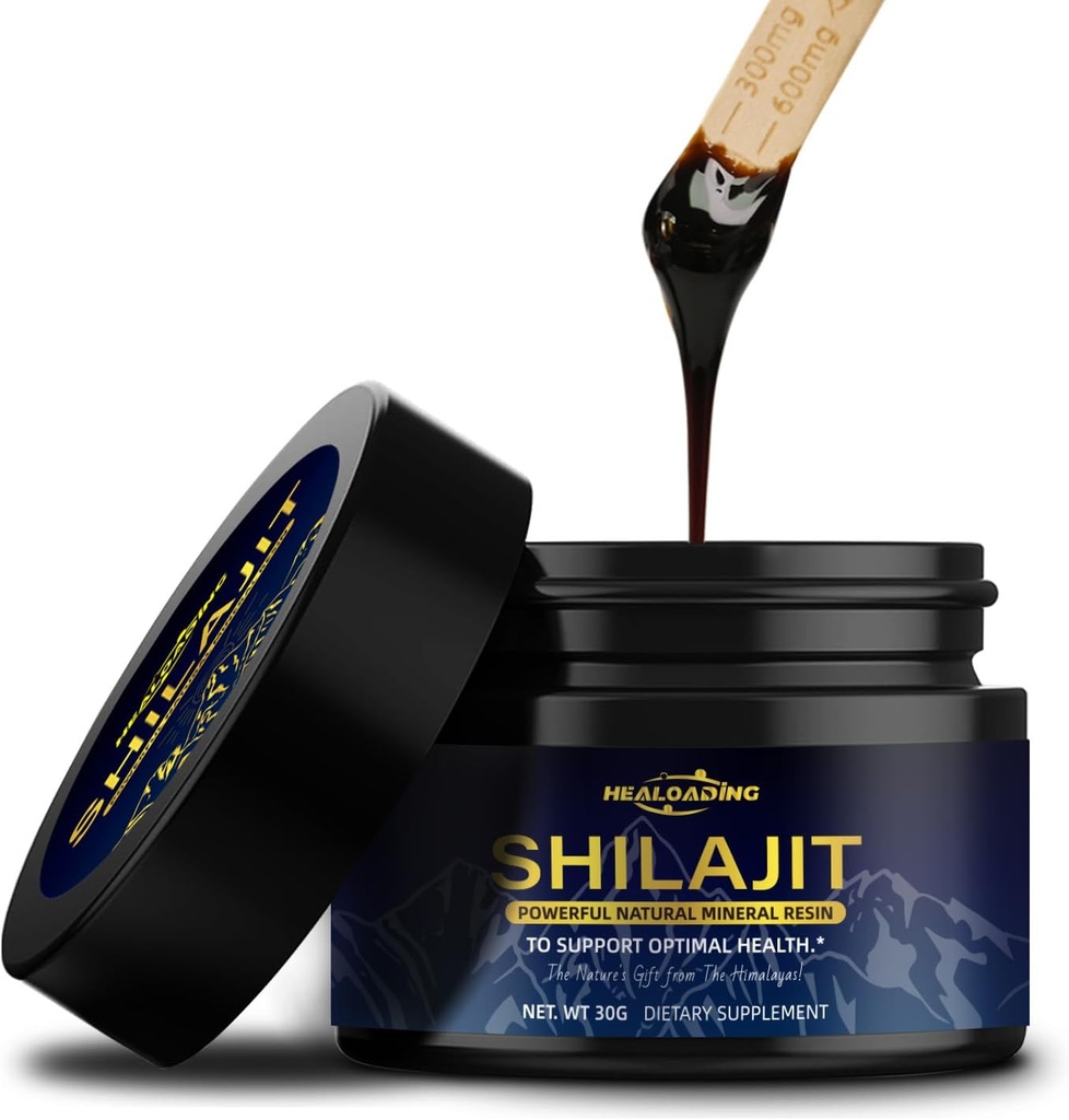 Shilajit 100% Himalaya Shilajit: Enerjiyi Destekler, Immunity, Antioksi | 30g | Vegan-Friendly
