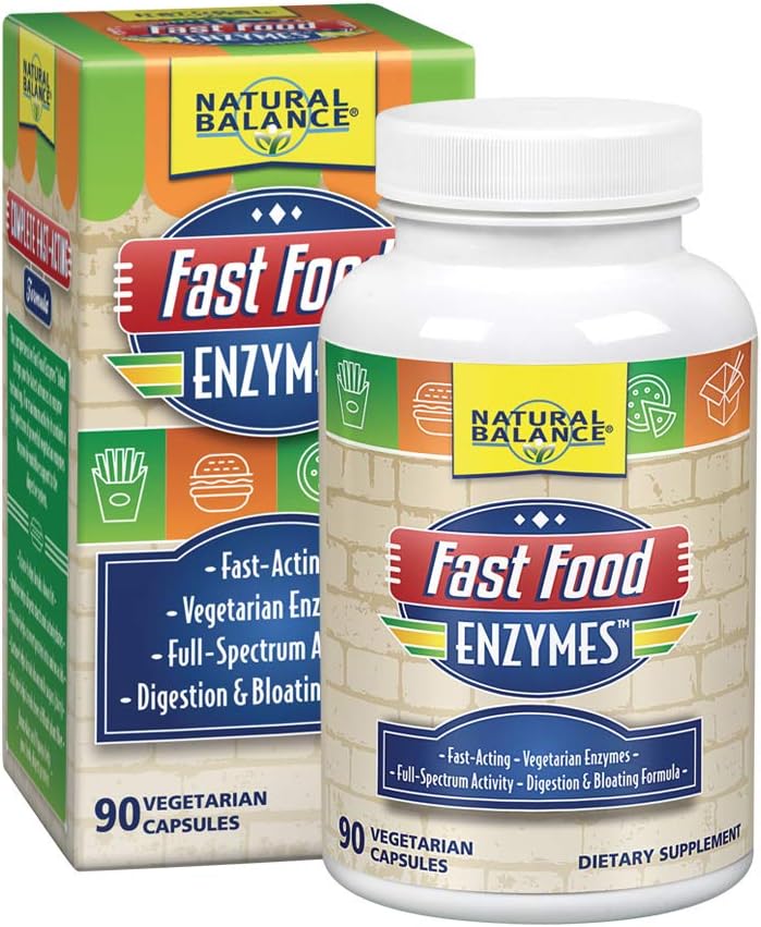 Doğal Denge Hızlı Gıda Enzymes, 90-Capsules