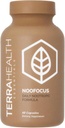 Terra Health Essentials NOOFOCUS - Nootropics Brain Support Supplement with Adaptogen Mushrooms, Alpha-GPC, Gotu Kola, L-Theanine for Focus & Memory - All Natural, 30 Day Supply