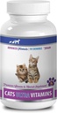 Kedi Dişleri Temizlik Tedavileri - Kediler için Ultra Vitaminler - Sağlıklı Mineraller ve Vitaminler Formula - Chews - Kedili - 1 Şişe (90 Tedavi)