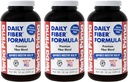 Yerba Prima Daily Fiber Formula Powder - 12 oz (Pack of 3) - Διαλυτό & αδιάλυτο συμπλήρωμα διαιτητικών ινών - Cleanse του παχέος εντέρου - Vegan, μη GMO, χωρίς γλουτένη
