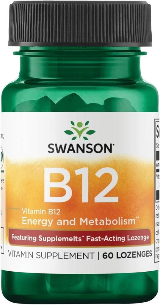 Swanson Supplemelts Sublingual Vitamin B-12 5 Milligram 60 Tabs