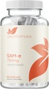 Bioactive SAM-e 750mg - Συμπλήρωμα SAM-e υψηλής αντοχής με βιολογικά ενεργό μορφή S,S για υποστήριξη ήπατος και διάθεσης - Vegan Non-GMO Συντηρητικό Δωρεάν - Κατασκευάζεται στις ΗΠΑ (60 κάψουλες)