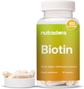 Saç Cilt ve Çiçeği için - Doğal olarak Üretilen Biyotin Saç Büyümesi ve Kilo Vermesi için Biyotin 1000006 Capsules - ABD'de Formula 60