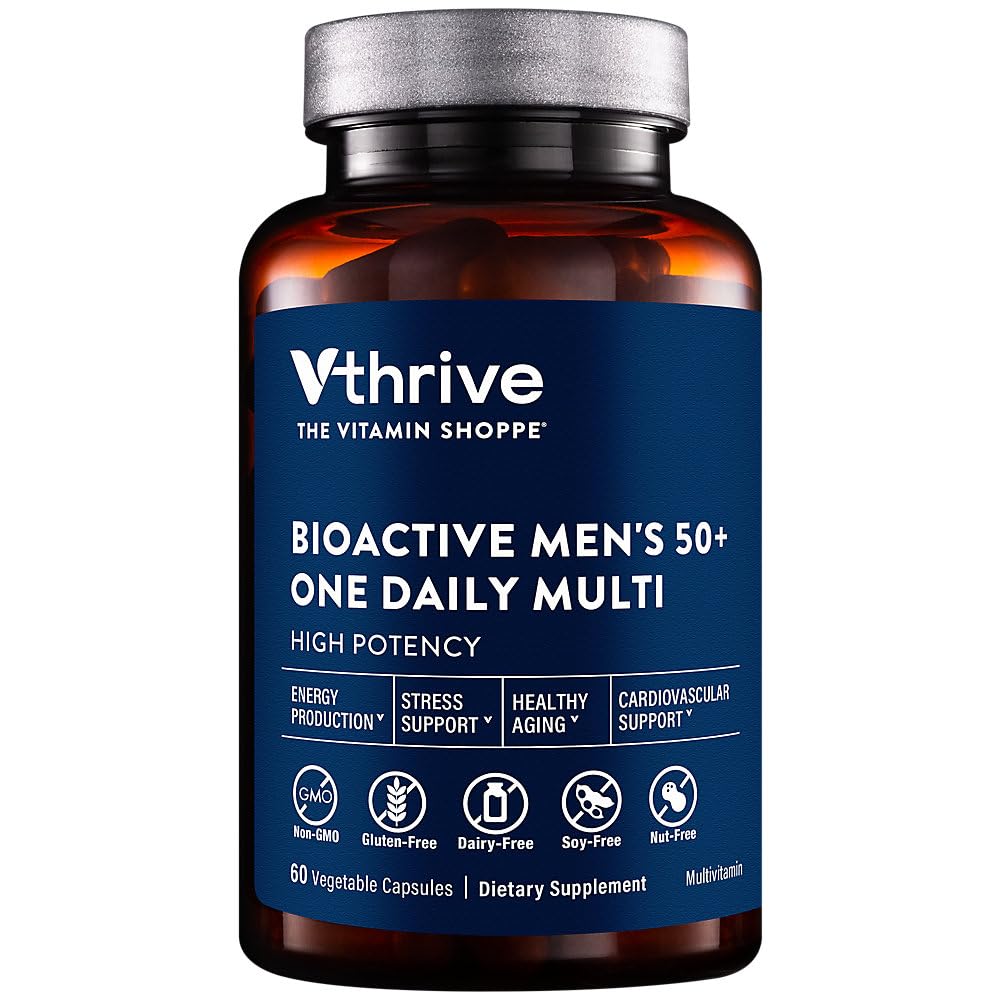 Vthrive Bioactive Men's Multivitamin - One-Daily Multi (60 Sebze Kapsülleri)
