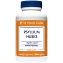 Η βιταμίνη Shoppe Psyllium Husks – Plantago Ovata Fiber συμπλήρωμα που υποστηρίζει την κανονικότητα & υγιή χοληστερόλη, 840 mg ανά υπηρεσία - Χωρίς γλουτένη (300 κάψουλες)
