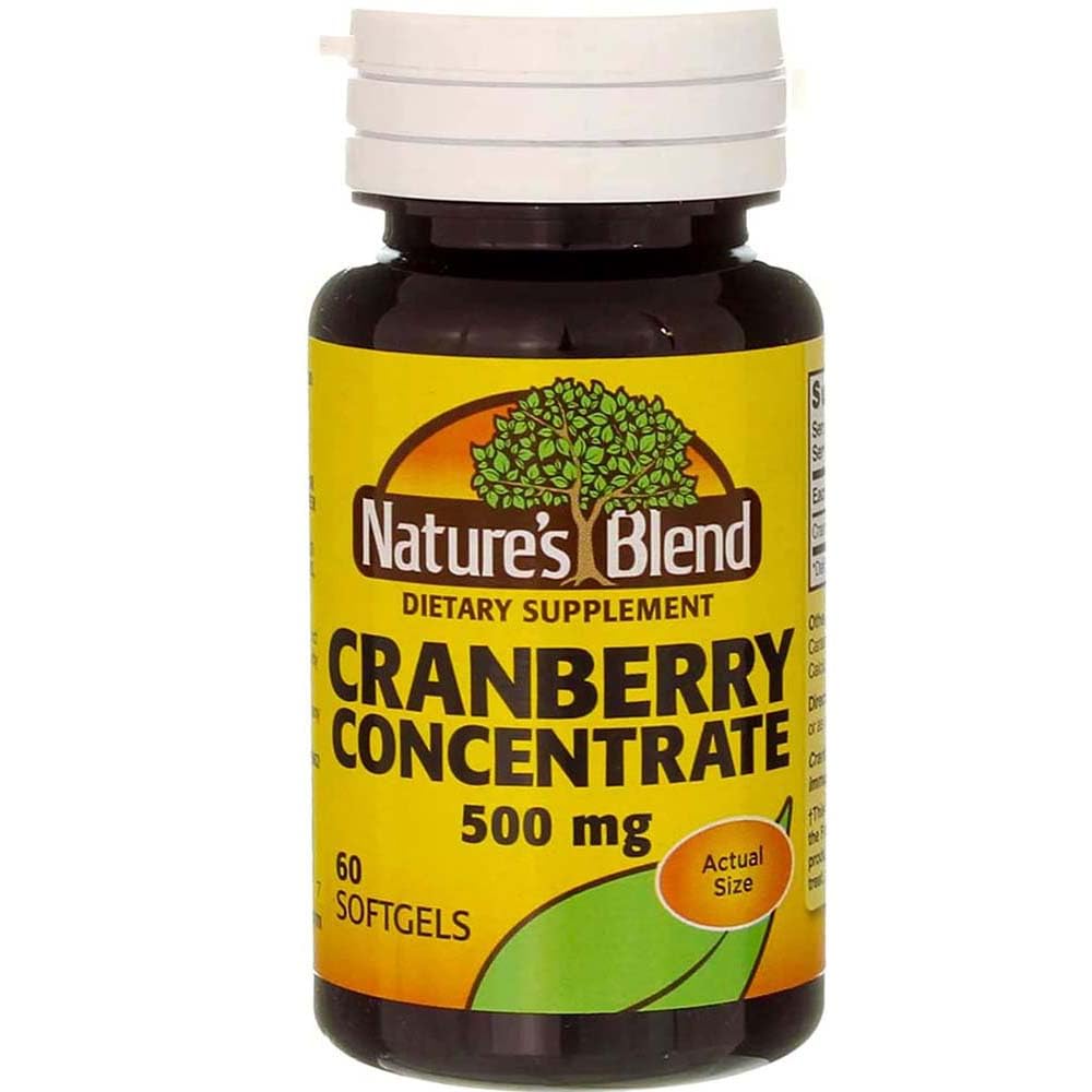 Nature's Blend Cranberry Mechanic 500 mg 60 Sgels