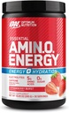 Optimum Beslenme Amino Enerji Toz Plus Focus, BCAA, Electrolytes ve Caffeine, Juicy Strawberry, 30 Hizmet (Pazar Mayıs Vary)
