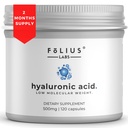 Ultra Yüksek Saf Hyaluronik Asit Capsules 500 mg -% 95 sodyum Hyaluronate - Yüksek derecede Purified and Bio available - Low Molecular Kilo - Non-GMO Fermented - 120 Capsules