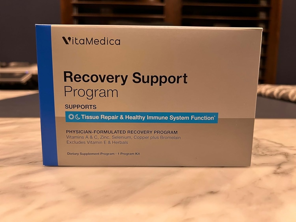 VitaMedica | Recovery Support Program | Natural Post Surgery Support Supplements | Klinik Destek| Bromelain with Quercetin | Arnica Montana | Vitamin A, C, çinko | Gluten Free | Made in USA