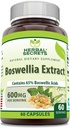 Herbal Secrets Boswellia Serrata Extract Supplement | 65% Boswellic Acids | 600 Mg Per Serving | 60 Capsules | Non-GMO | Gluten-Free | Made in USA