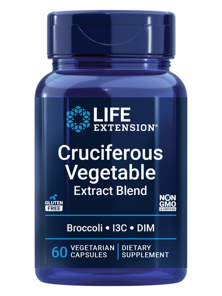 Yaşam Triple Action Cruciferous Sebze Ekstraksiyonu, 60 Vejetaryen Capsules - DNA Sağlık ve zaten-Sağlıklı Hormon Seviyelerini Sağlamak - Non-GMO, Gluten-Free, Vegetarian Capsules