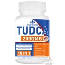 2000 mg Tudca Liver Support Supplement, Tudca Bile Salt ile Süt Butle ve Nac,60 Capsules for 30 Days,Detoxification,Immune System