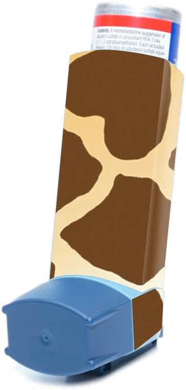 CanySkins Skin for Ventolin HFA Asthma Inhaler - Giraffe | Koruyucu, Dayanıklı, ve Benzersiz Dyson Decal Kapak | Uygulamalı, Kaldırın ve Değişim Stilleri | ABD'de Yap