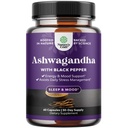 Best Ashwagandha Root Toz Capsules 1300 mg – Premium Rahatlama Uyku Doğal Tamam – Calming Energy Rejuvenate 100% Pure Potent Malzemeler for Women and Men 30 Services per Container