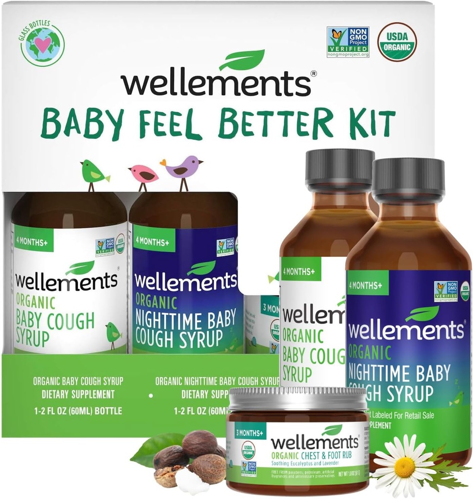 Wellements Organic Baby Feel Better Kit για 4 μήνες+ 