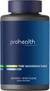 ProHealth Pure Magnezyum Taurate, 160mg per Service | Optimal Bioavailability Supplement for Health Aging | Supports Brain, Heart, and Muscle Health | Third-Party Tested for Quality | 180 Capsules