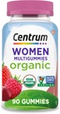 Centrum Women's Organic Multigummies Women's Multivitamin Gummies Organic Multivitamin for Women with Essential Nutrients for Immune Support, Metabolism, and Hair Skin and Nails - 90 Ct