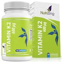 P2 Vitamin Tamam MK-7 - Yüksek Güçlü 600mcg - Bone & Arterial Health - 90 Vegan Capsules - Erkekler ve Kadınlar için K2 Vitamini - 3 Ay Supply