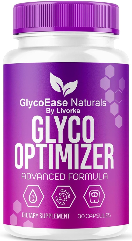 GlycoEase Glyco Optimizer - Resmi GlycoEase Pills Natural Supplement Support, Glyco Diseases Capsules, Glycoeas Advanced Formula Yorumlar, 30 Capsules for 1 Moon