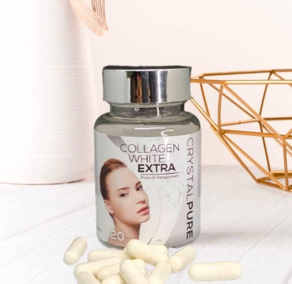 Collagen White Extra Crystal Pure Skin Glutathione Supplement